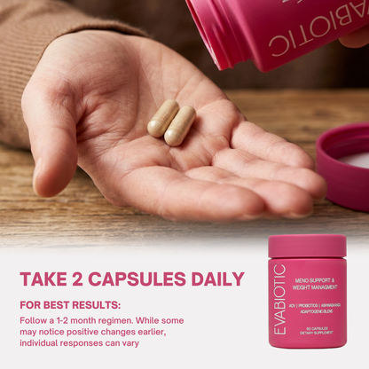 Take 2 capsules daily - Evabiotic recommended use